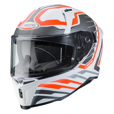 Caberg Avalon Forge Casco, bianco-arancione, dimensione per uomo