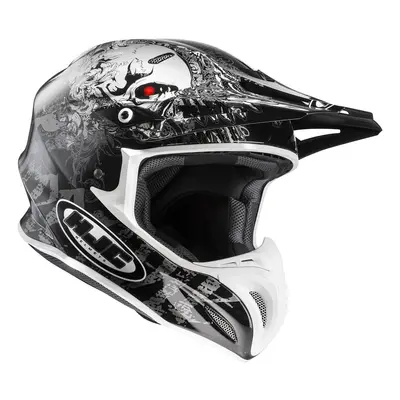 HJC R-PHA X Seeze Casco cross, nero-bianco, dimensione per uomo