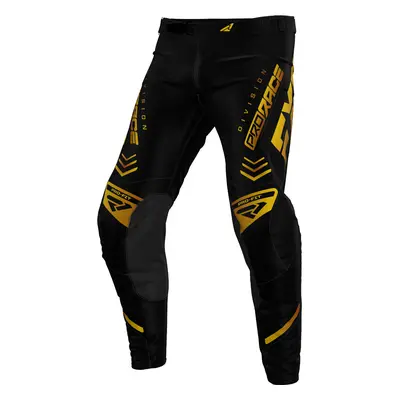 FXR Revo 2024 Pantaloni Motocross, nero-oro, dimensione per uomo