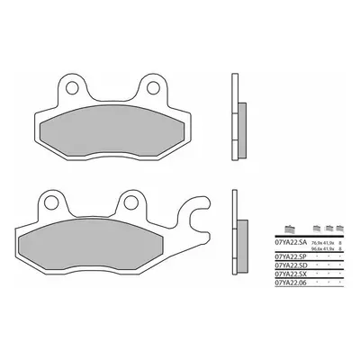 Brembo S.p.A. Pastiglie freno Off-Road metallo sinterizzato - 07YA22SD