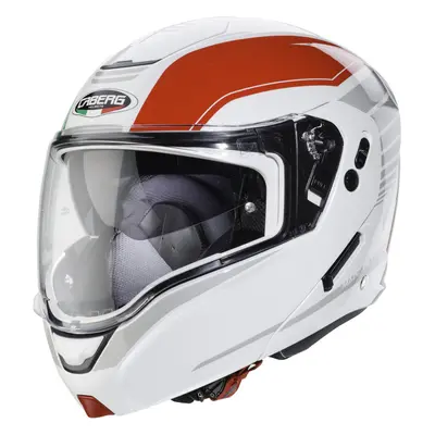 Caberg Horus Tribute Casco, bianco-rosa-verde, dimensione per uomo