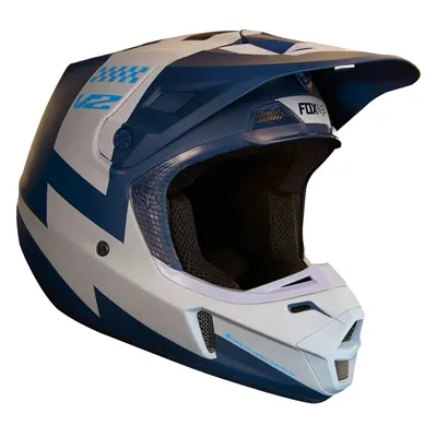 FOX V2 Master Casco moto cross, grigio-blu, dimensione per uomo