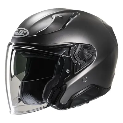 HJC RPHA 31 Solid Casco Jet, argento, dimensione per uomo