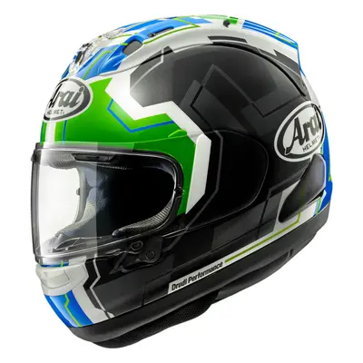 Arai RX-7V Evo JR 65 Casco, verde, dimensione per uomo