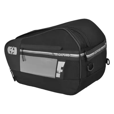 Oxford F1 55L Borsa moto sella, nero-grigio per uomo