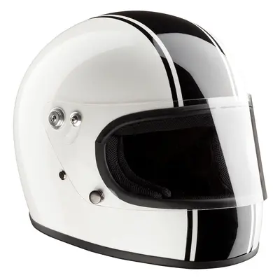 Bandit Integral ECE Casco da moto, bianco, dimensione per uomo