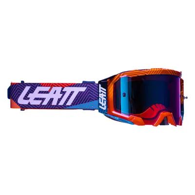 Leatt Velocity 5.5 Iriz Lines Occhiali da motocross, blu per uomo