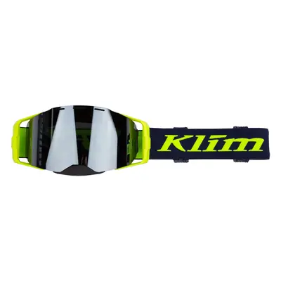 Klim Edge Occhiali da motocross, nero-grigio per uomo