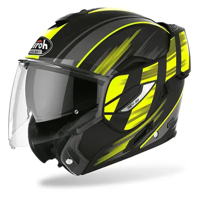 Airoh Rev 19 Ikon casco, nero-giallo, dimensione per uomo