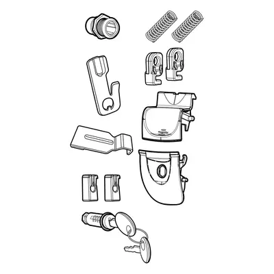 SHAD KIT MECCANISMO SERRATURA SH33 / SH34