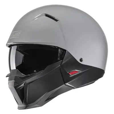 HJC i20 Solid Casco Jet, grigio, dimensione per uomo