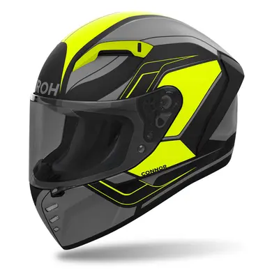 Airoh Connor Dunk Casco, nero-giallo, dimensione per uomo