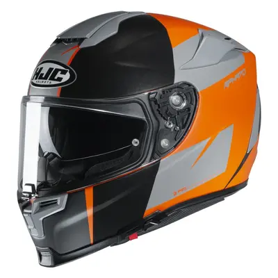 HJC RPHA 70 Terika casco, nero-arancione, dimensione per uomo