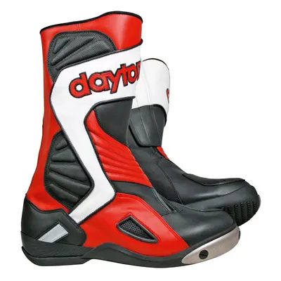 Daytona Evo Voltex Stivali da moto, nero-bianco-rosso, dimensione per uomo