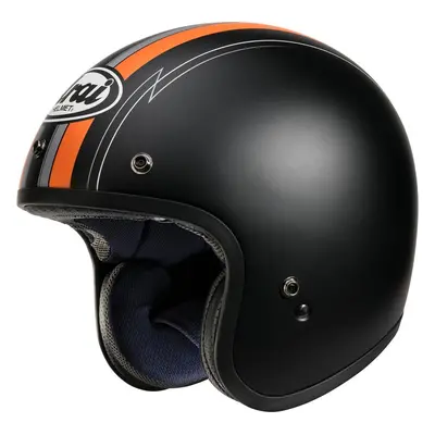 Arai Freeway Classic Ride Casco Jet, nero-arancione, dimensione per uomo