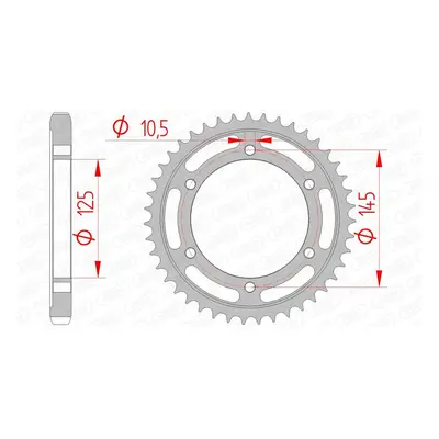 AFAM Corona standard in acciaio 12601 - 530