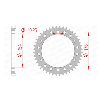 AFAM Corona standard in acciaio 10801 - 530