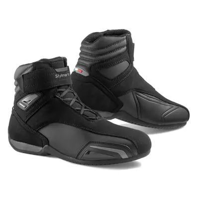 Stylmartin Vector scarpe da moto impermeabili, nero-rosso, dimensione per donne