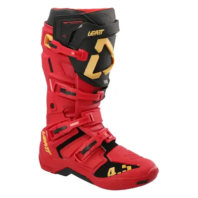 Leatt 4.5 Stivali Motocross, rosso, dimensione per uomo