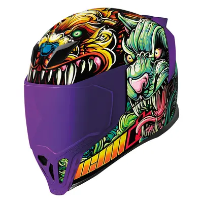 Icon Airflite CSF23 Casco, multicolore, dimensione per uomo