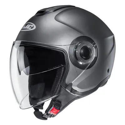 HJC i40N Solid Casco Jet, argento, dimensione per uomo