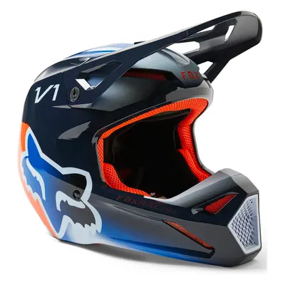 FOX V1 Toxsyk Casco Motocross, rosso, dimensione per uomo