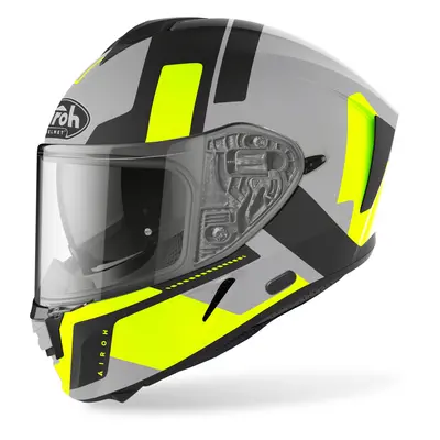 Airoh Spark Shogun Casco, giallo, dimensione per uomo