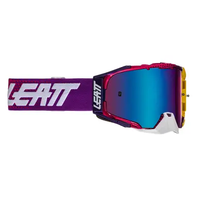 Leatt Velocity 6.5 Iriz United Occhiali motocross, blu per uomo