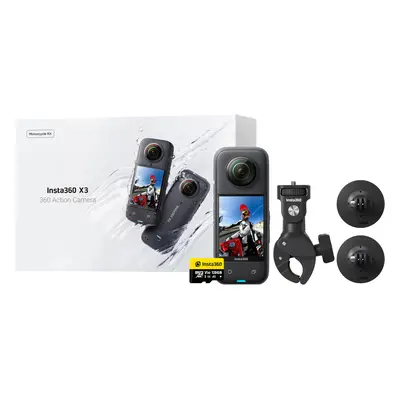 Insta360 X3 Kit Moto, nero per uomo