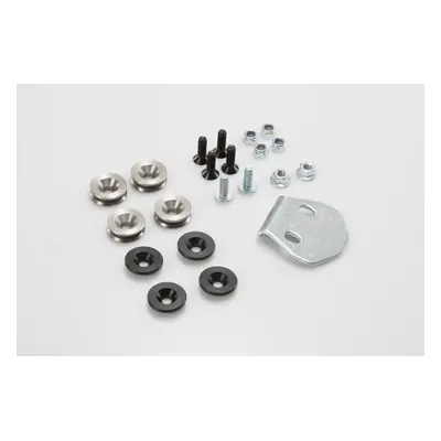 SW-Motech Kit adattatore per ADVENTURE-RACK - Nero. Per TRAX ADV/ION/EVO., nero-argento