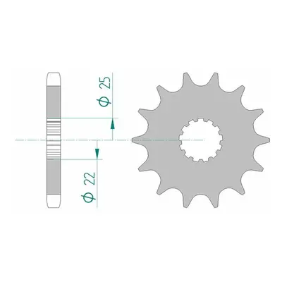 AFAM Pignone standard in acciaio 28400 - 530, dimensione