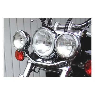 FEHLING Porta lampade per fari aggiuntivi YAMAHA XVS 650 96-03/1100 Drag Star 99-02, argento