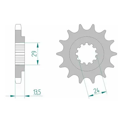 AFAM Pignone standard in acciaio 24900 - 530