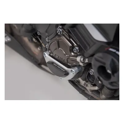 Protezione valigia motore SW-Motech - Nero/argento. Yamaha MT-10 / SP (16-)., nero-argento