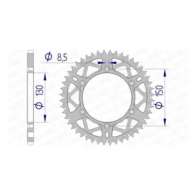 AFAM Corona in alluminio Ultra-Light anti-fango 13323 - 520