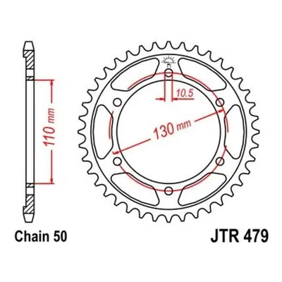 JT SPROCKETS Corona standard in zinco