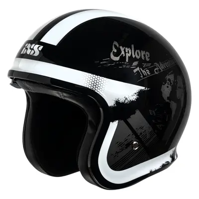 IXS 2.2 Casco Jet, nero-bianco, dimensione per uomo