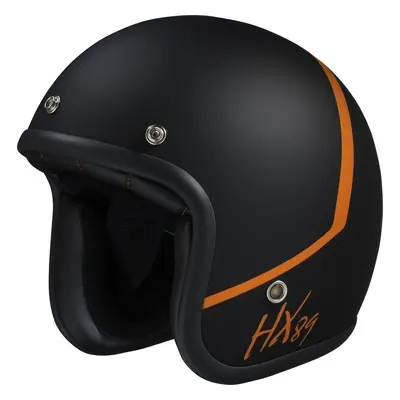 IXS 2.0 Casco Jet, nero-arancione, dimensione per uomo