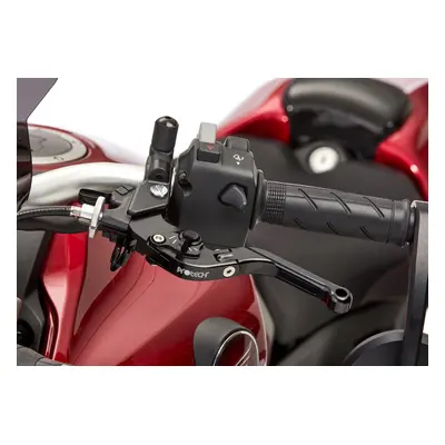 Leva frizione PROTECH Sport 6061-T6-Alluminio nero anodizzato / regolatore nero nero, nero