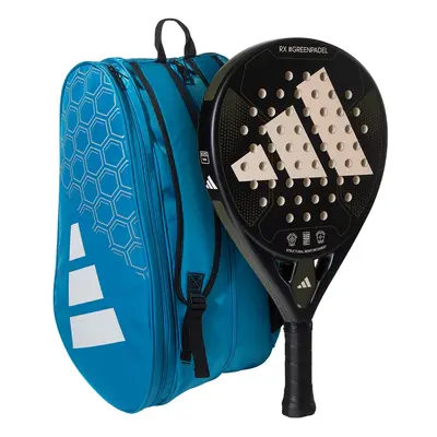 Pala Adidas Rx Green Padel + Paletero Adidas Control 3.2 Azul