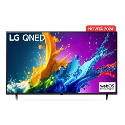 LG QNED 43'' Serie QNED80 43QNED80T6A, TV 4K, 3 HDMI, SMART TV 2024