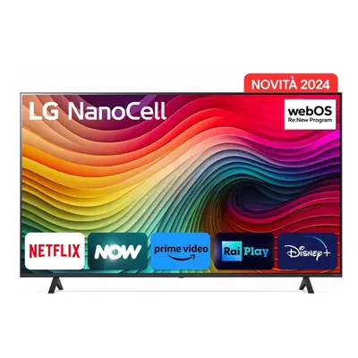 LG NanoCell 50'' Serie NANO82 50NANO82T6B, TV 4K, 3 HDMI, SMART TV 2024