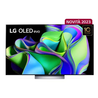 LG OLED evo 55'' Serie C3 OLED55C34LA, TV 4K, 4 HDMI, SMART TV 2023