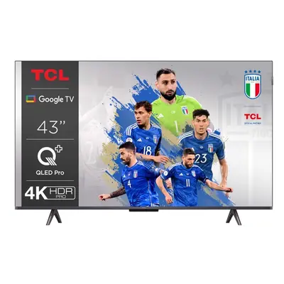 TCL C65 Series Serie C6 Smart TV QLED 4K 43" 43C655, Dolby Vision, Dolby Atmos, Google TV