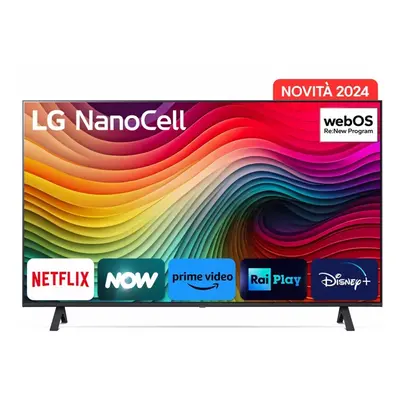 LG NanoCell 43'' Serie NANO82 43NANO82T6B, TV 4K, 3 HDMI, SMART TV 2024