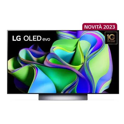 LG OLED evo 48'' Serie C3 OLED48C34LA, TV 4K, 4 HDMI, SMART TV 2023