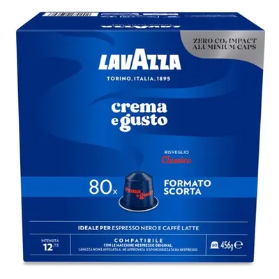 Lavazza Capsule Compatibili Nespresso Crema e Gusto, 80 Capsule