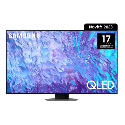 Samsung Series 8 TV QE98Q80CATXZT QLED 4K, Smart TV 98" Processore Neural Quantum 4K, SuperSlim 