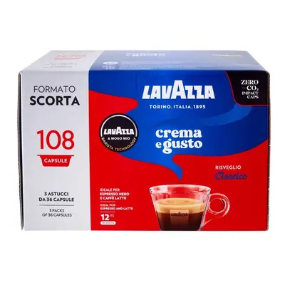 Lavazza A Modo Mio Crema e Gusto, 108 Capsule