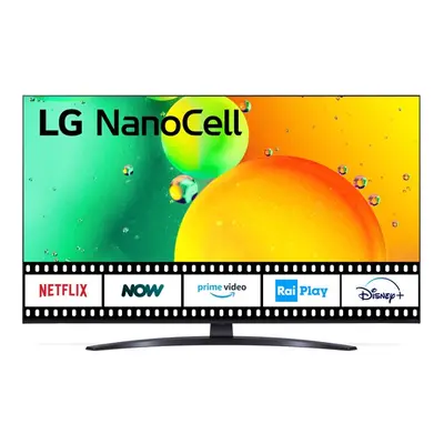 LG NanoCell 43'' Serie NANO76 43NANO766QA 4K Smart TV NOVITÀ 2022